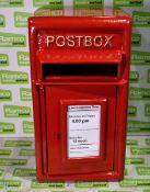Red Novelty Replica Post Box