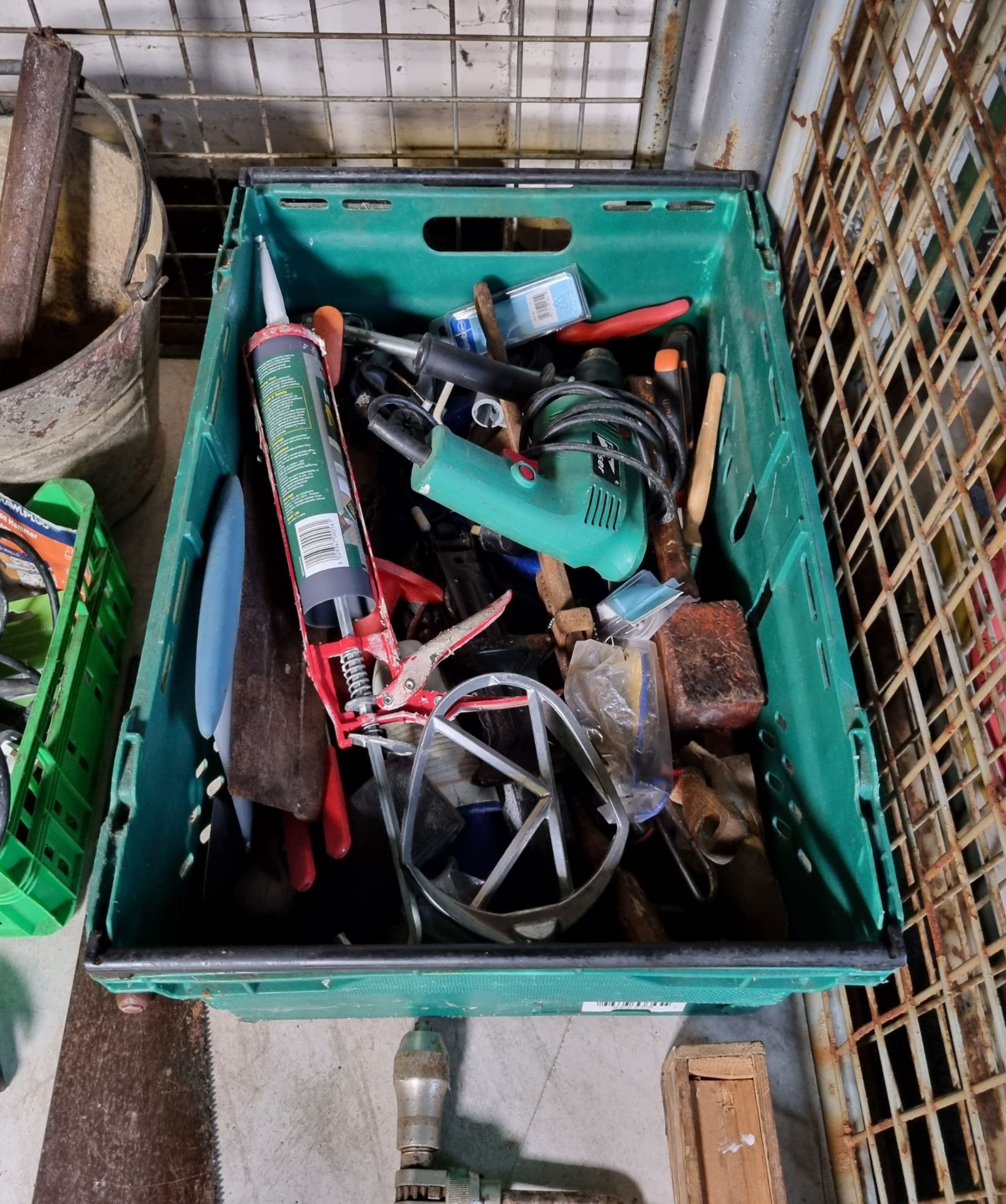 Workshop tools and equipment - backpack sprayer, planers, hammers, electric drill, electric sanders - Image 2 of 8