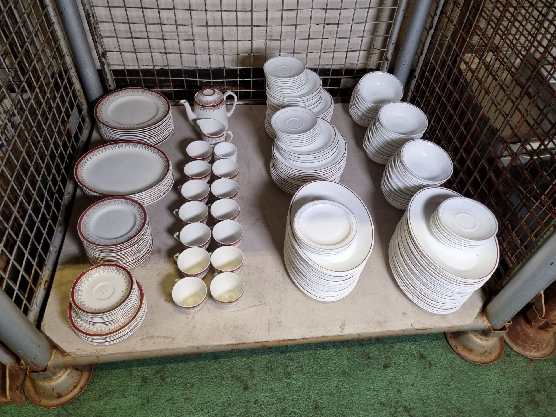Catering equipment - Myott Royalty and Arcopal France plates, cups, saucers, bowls and teapot - Image 2 of 5