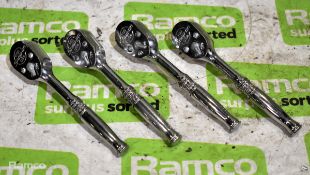 4x Snap-On T936FOD 1/4 inch ratchets