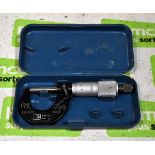 Moores & Wright 0 - 25 mm micrometer caliper with case
