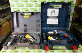 Bosch GSB 20-2RE electric impact drill with case, Bosch Professional GSB 16RE impact drill with case