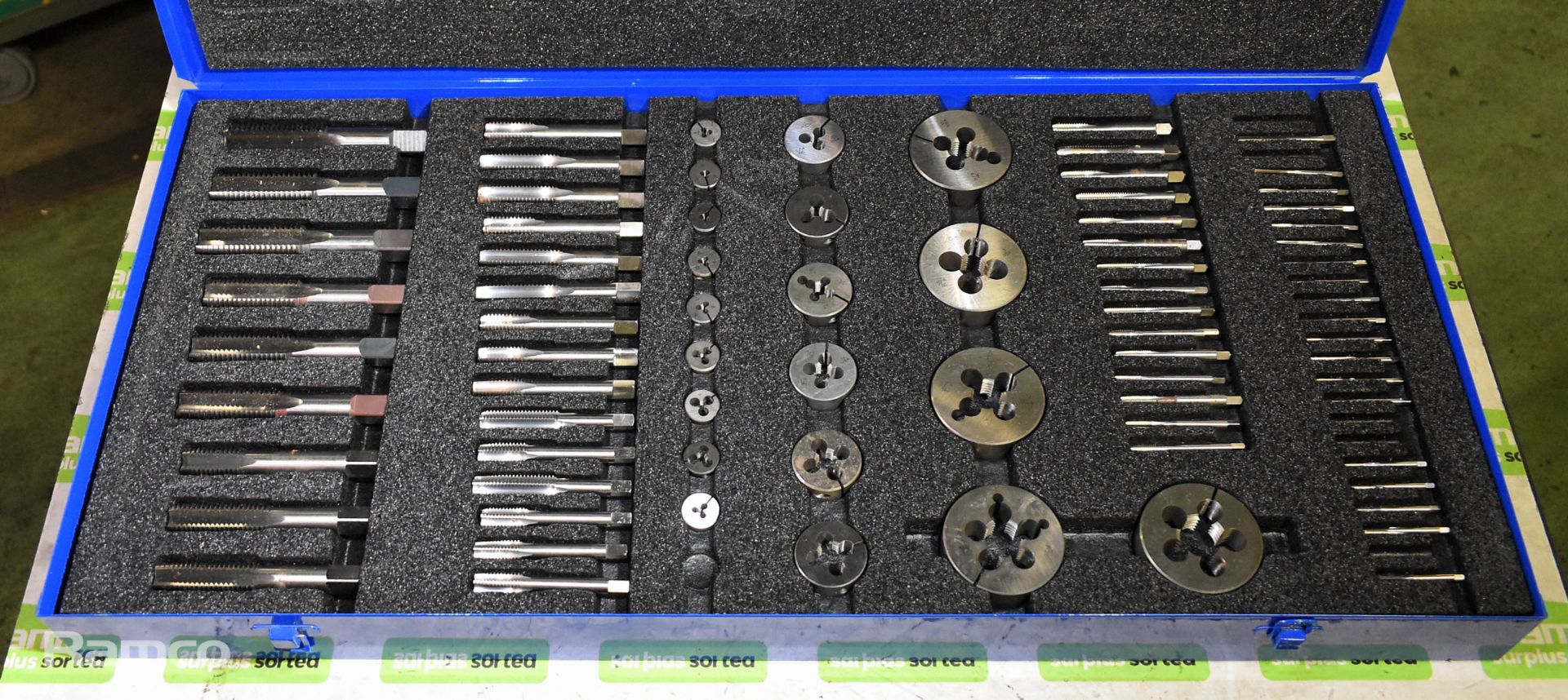 84 piece US screw threading set - 6 PIECES MISSING - Image 2 of 9