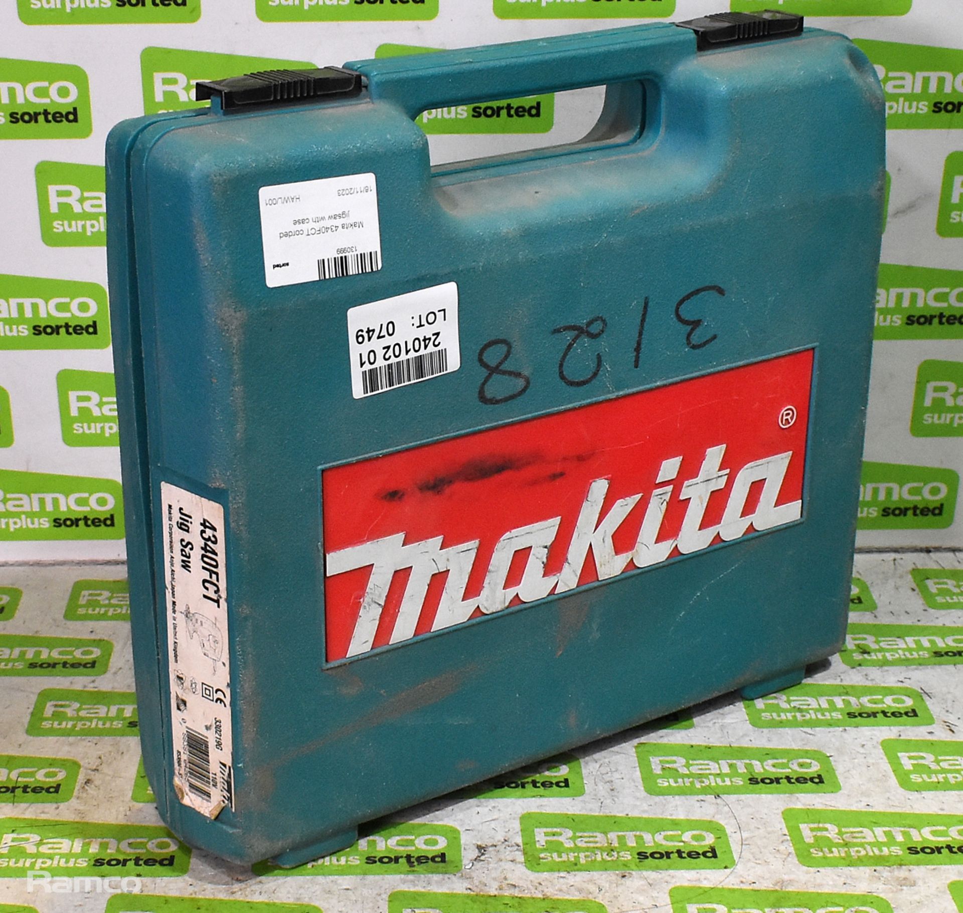 Makita 4340FCT corded jigsaw with case - Image 6 of 6