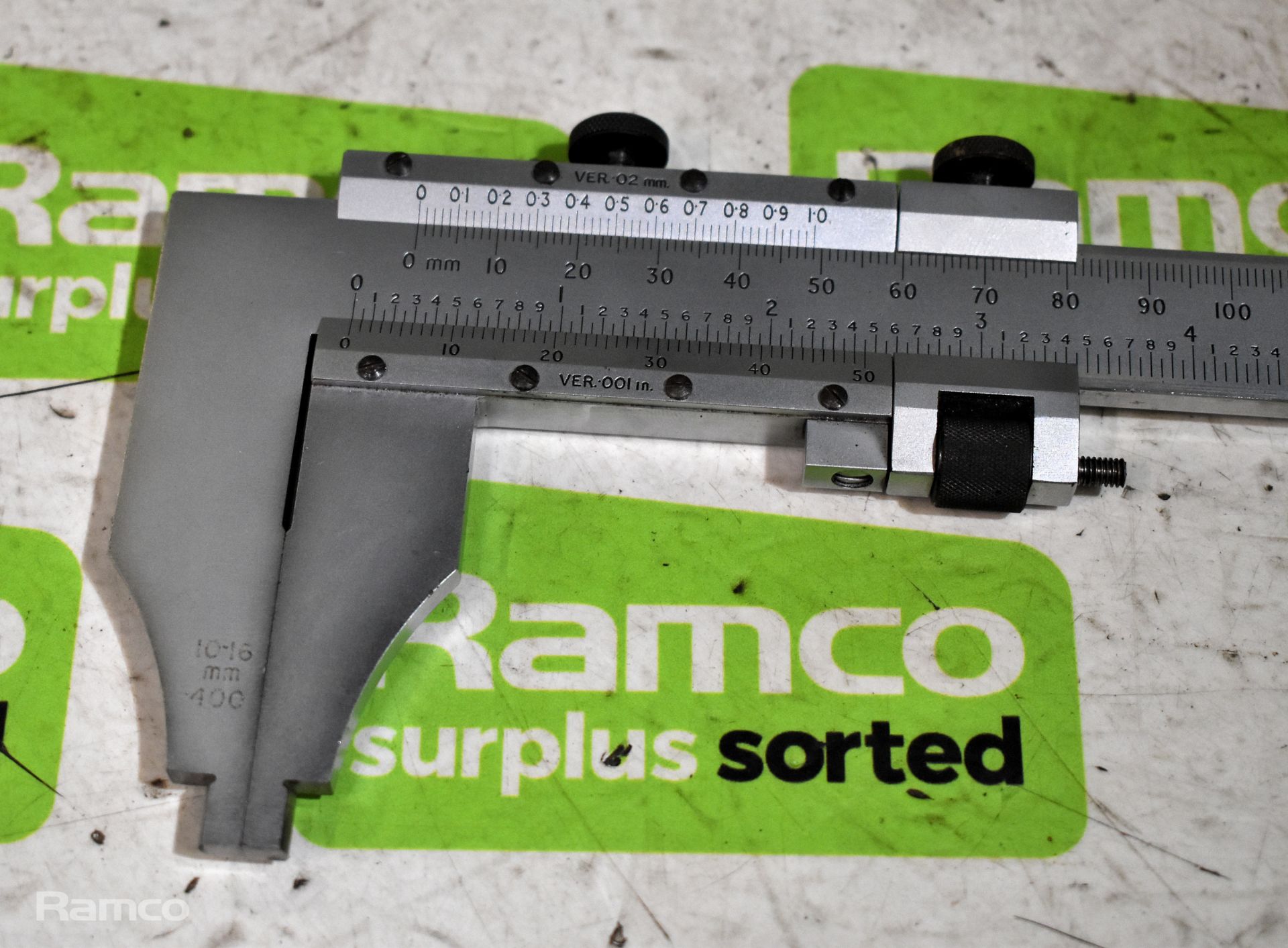Benson 400 mm metric / imperial slide vernier with case - Image 2 of 4