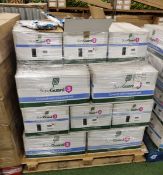 18x boxes of MicroClean SureGuard 3 - size XX Large coveralls with integral feet - 25 units per box