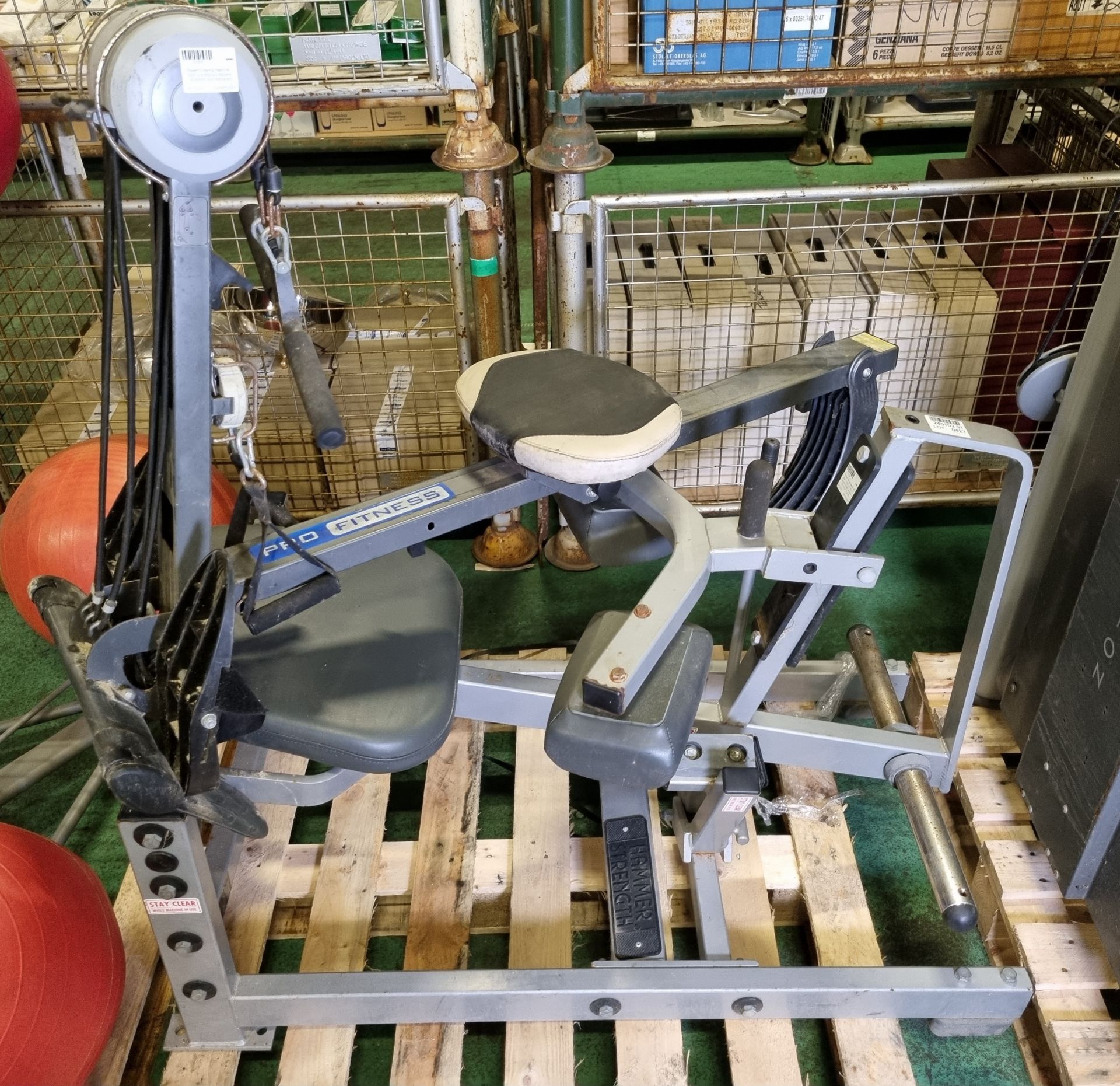PowerFit rowing machine SPARES AND REPAIRS & Hammer Strength seated calf raise - see desc. - Image 2 of 7