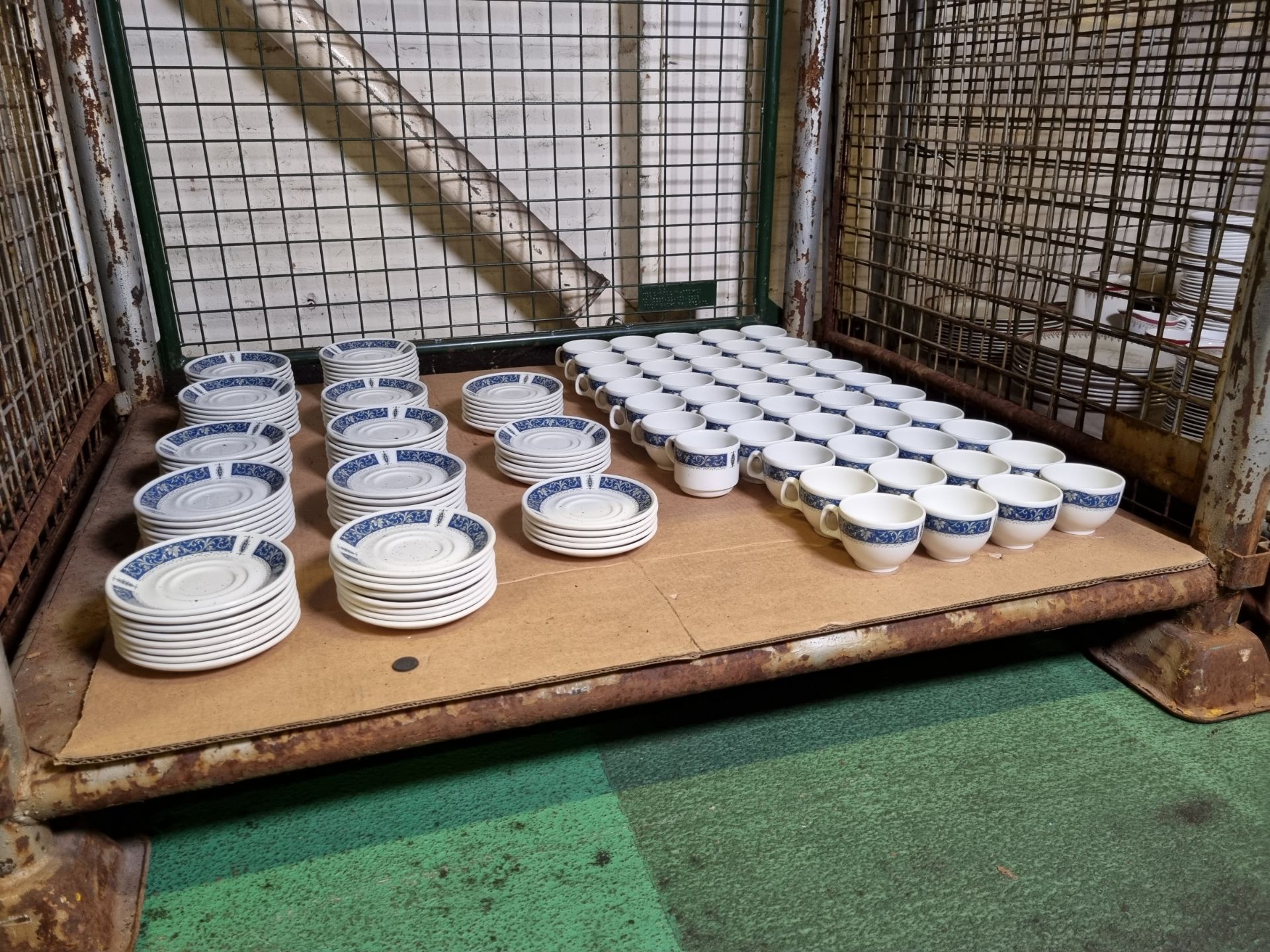 Catering equipment - Steelite Royal Doulton blue cups and saucers - Image 3 of 5