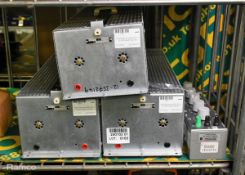 Cropico RBB5-C decade resistance box, 3x Alpha Electronics BDA 500 x 60-40R resistor adjusters