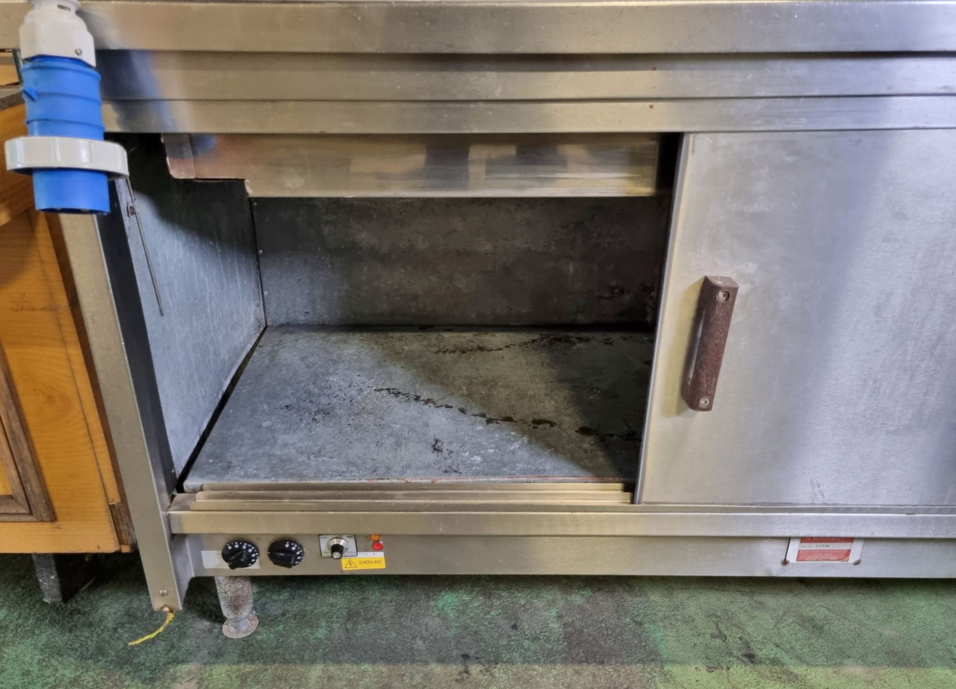 Victor bain-marie and hot cupboard unit - W 1900 x D 800 x H 1380mm - Bild 5 aus 6