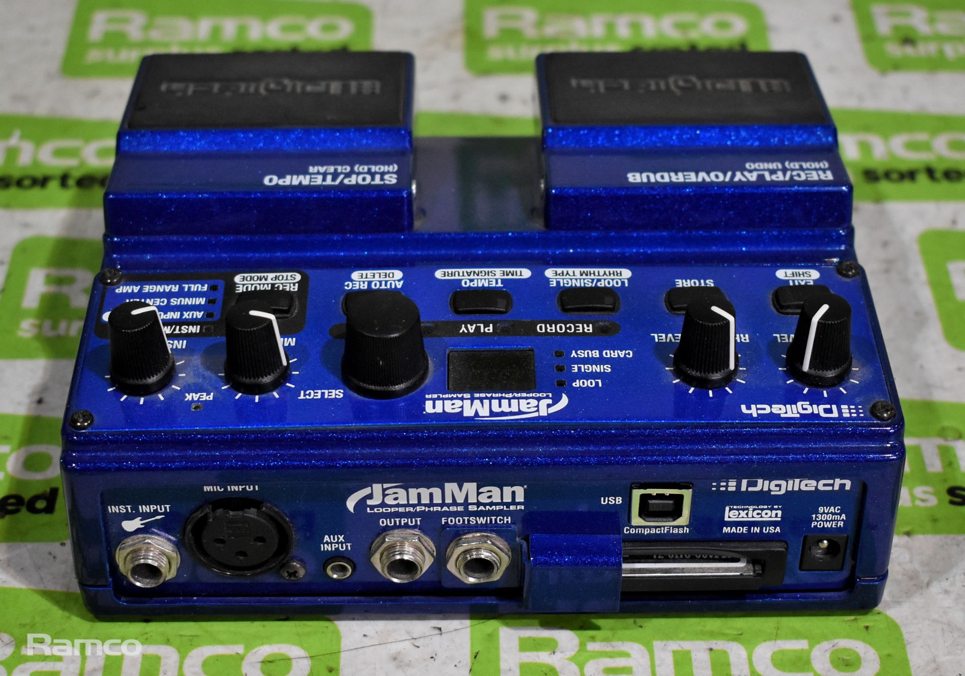 Digitech JamMan looper / phrase sampler with power supply and memory card - Image 4 of 7