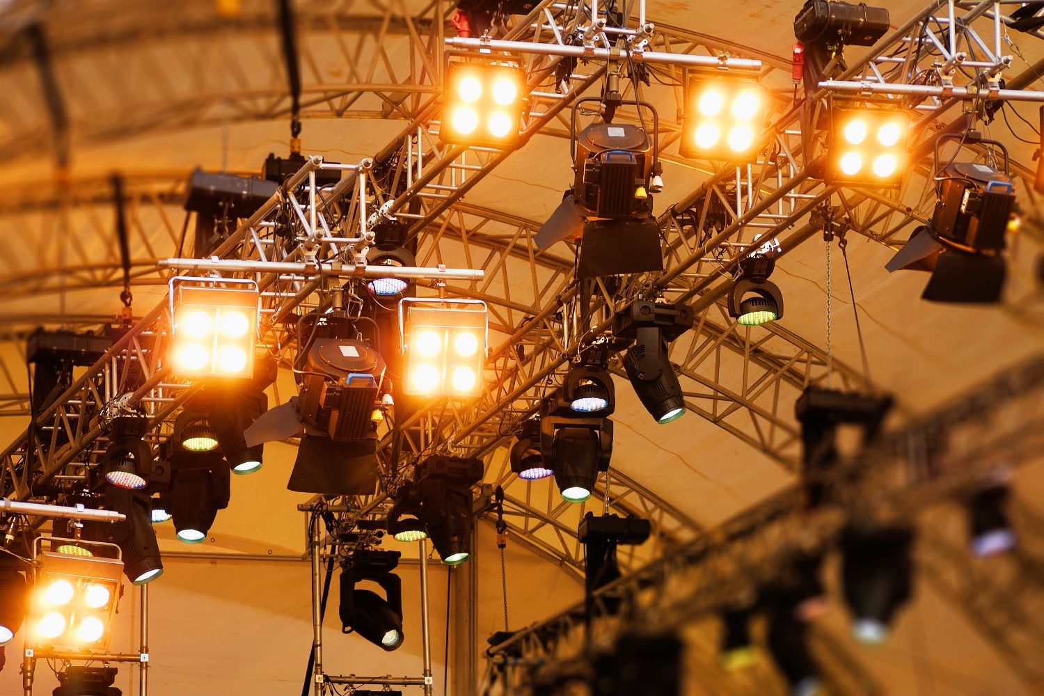 Audio Visual equipment including lighting, sound, power distro, truss, staging and more from leading suppliers