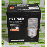 Samson G-track USB studio condenser microphone with audio interface