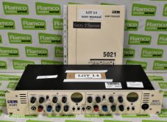 TLA Audio Ivory 2 Series Model 5021 dual valve compressor and gate with user manual