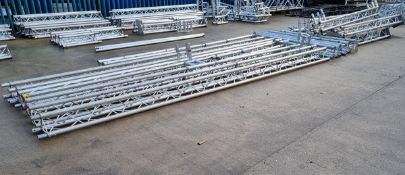 Astralite truss, originally made up 10m x 6m slanted roof - SOME TRUSS MISSING
