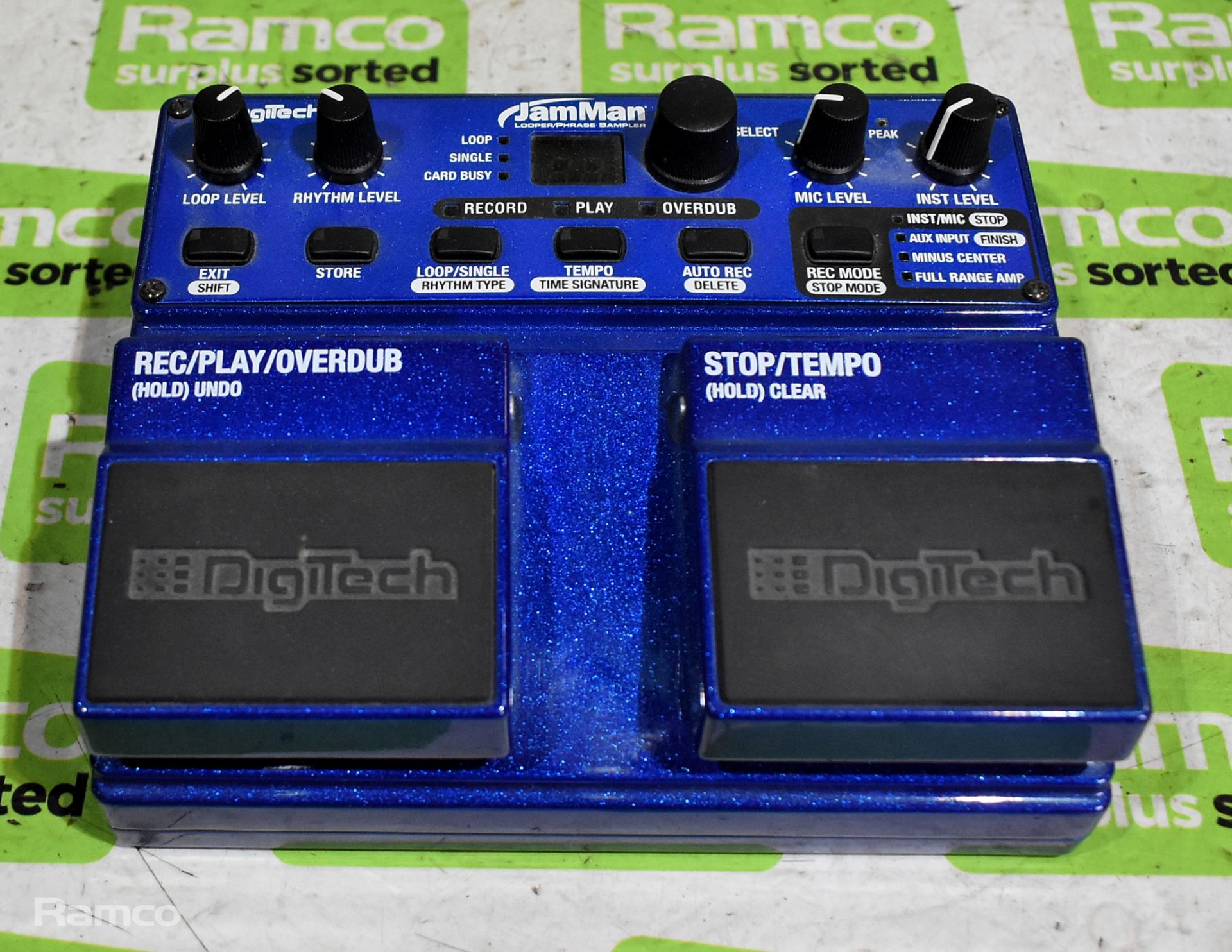 Digitech JamMan looper / phrase sampler with power supply and memory card - Image 2 of 7
