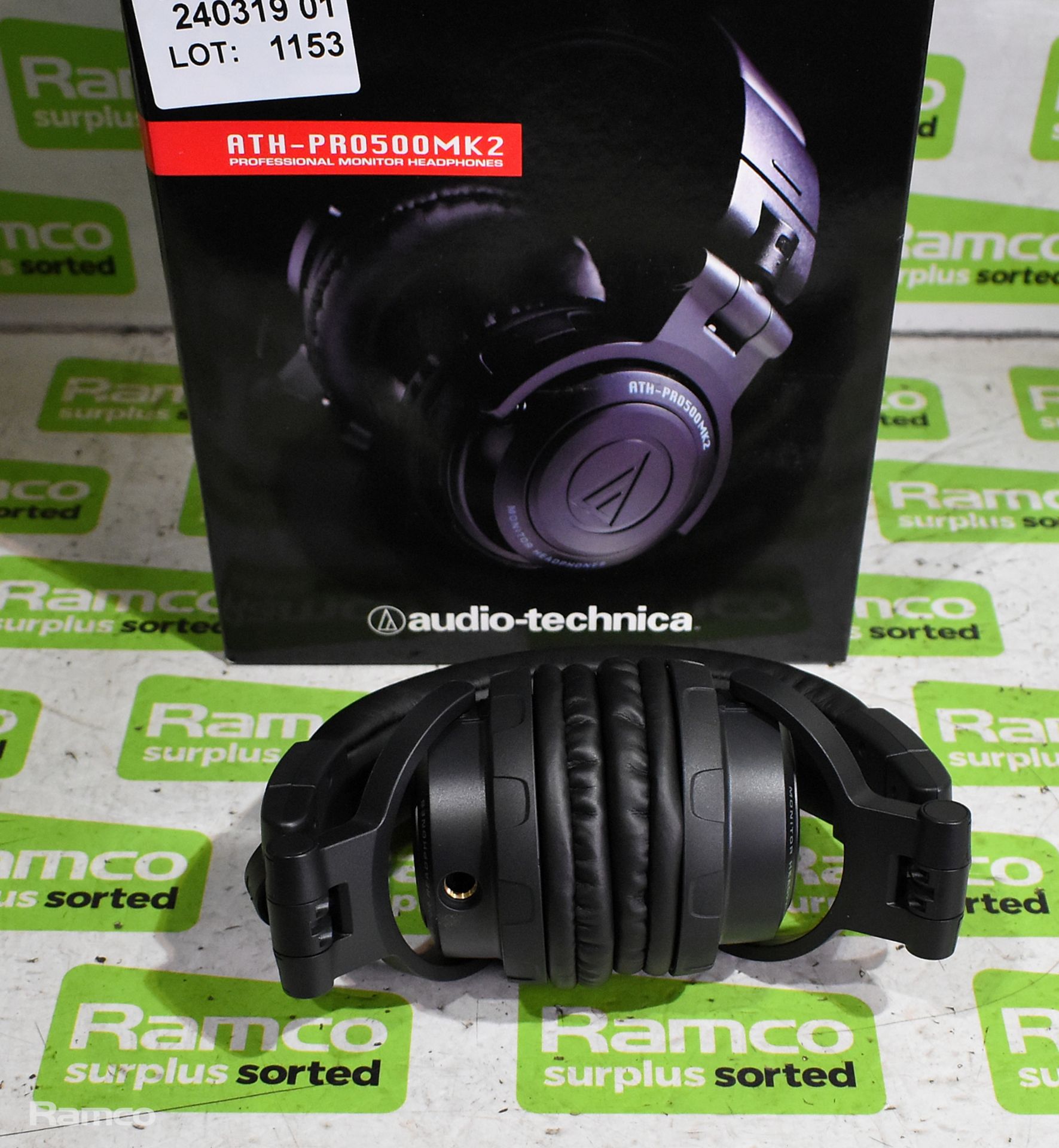 Audio Technica ATH-PRO500 MK2 DJ headphones - black