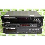 Tascam CD-160 professional CD player, Tascam DV-DO1U rack mountable single disc DVD player & more