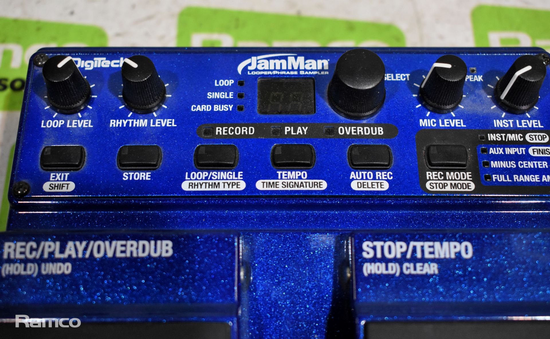 Digitech JamMan looper / phrase sampler with power supply and memory card - Image 3 of 7
