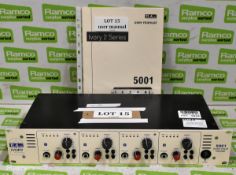 TLA Audio Ivory 2 Series Model 5001 quad valve preamp with user manual