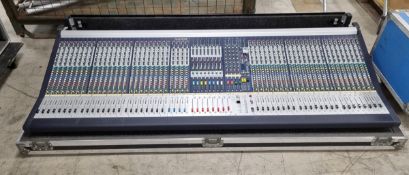 Soundcraft MH3 48 channel analogue mixing console in flight case - SEE DESC.