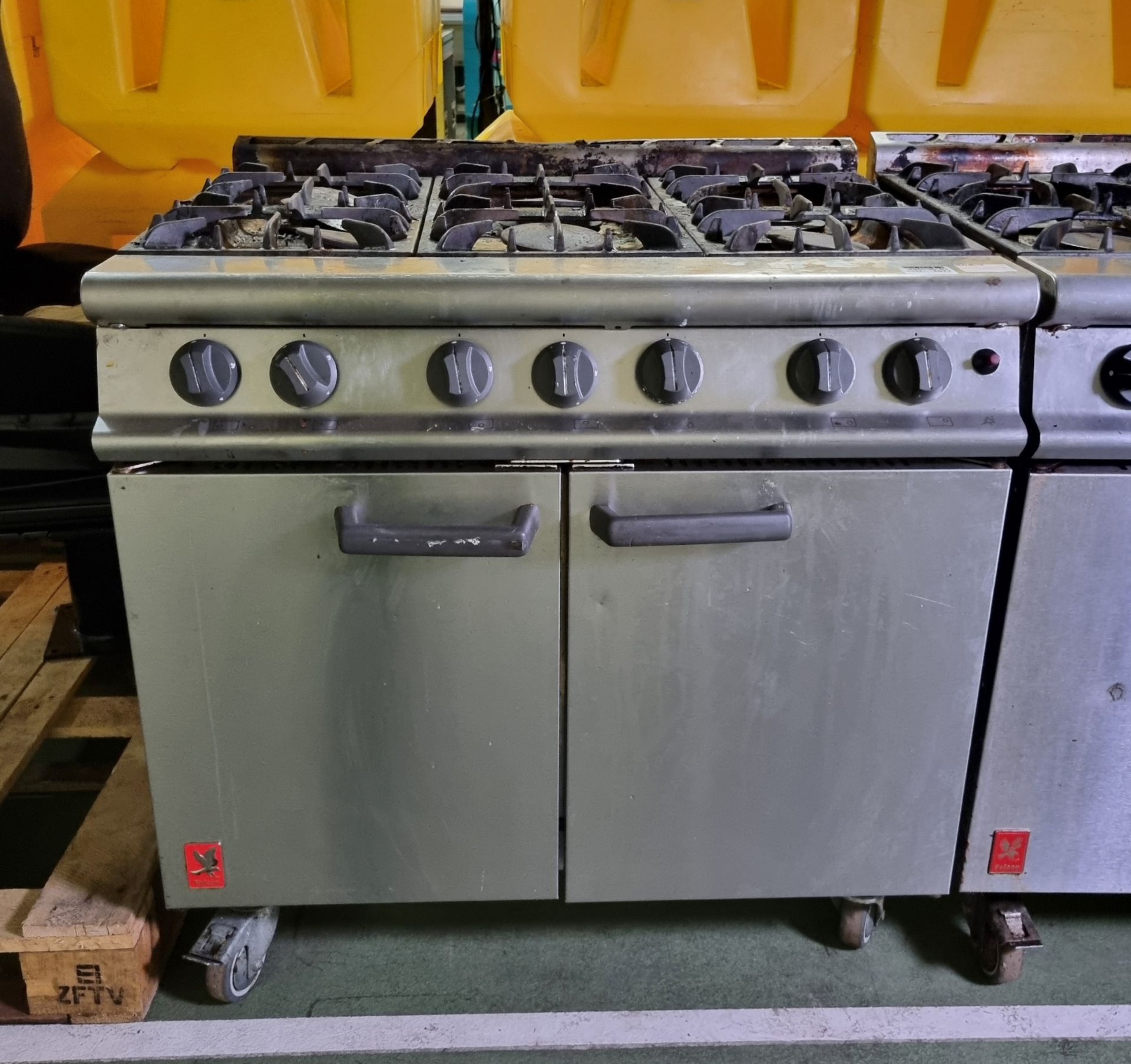 Falcon G3101 6-burner gas oven range - W 900 x D 780 x H 900mm