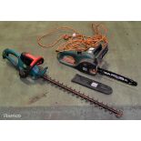 PWR 1700 CSB 1700W chainsaw, Bosch AHS 7000-PRO-T hedgecutter