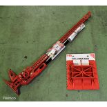 Hi-Lift HL-485 4 ft red lift jack with plastic base plate - max load 2113kg