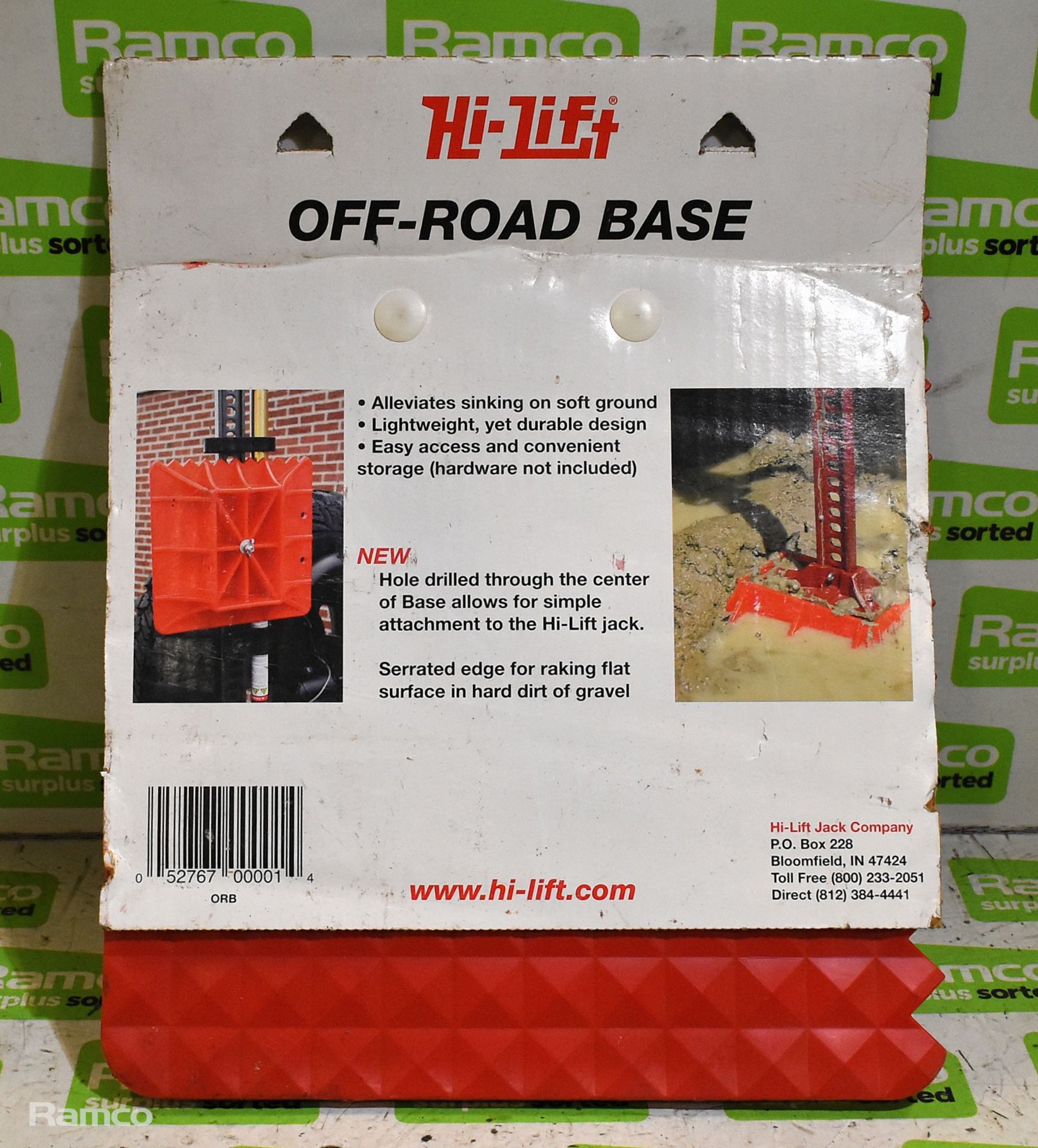 Hi-Lift HL-485 4 ft red lift jack with plastic base plate - max load 2113 kg - Bild 6 aus 6