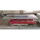 Sealey MT400 Yankee hydraulic motorcycle bike lift bench - W 2200 x D 950 x H 700 mm