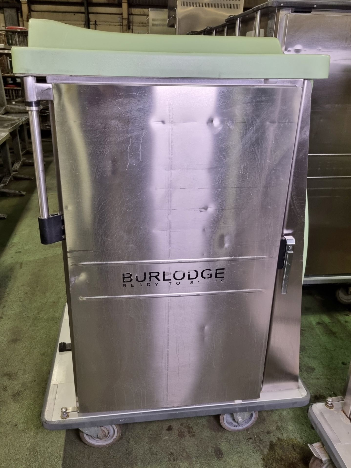 Burlodge RTS hot and cold tray delivery trolley - opens boths sides - W 800 x D 1100 x H 1500mm