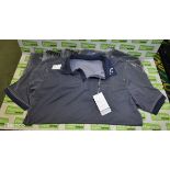 6x Callaway Opti-Dri Blue golfing short sleeve tops - size Large