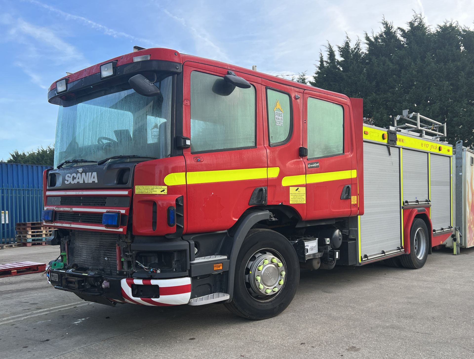 Scania JDC fire engine - 2 axel rigid body - A002 UXW - 230909 km - V5 present