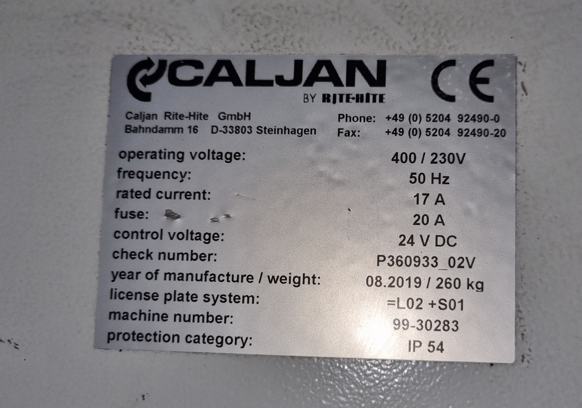 Caljan by Rite-Hite electrical power supply with siemens Sentron PAC3200 unit - 230 / 400V 50Hz - Bild 6 aus 6