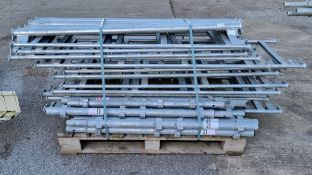 Ring lock scaffold beams,rails & uprights - L 1600 x W 50 x H 580mm