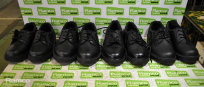 Amblers black safety shoes - size 4, Amblers black safety shoes - size 6, 2x pairs of Amblers black