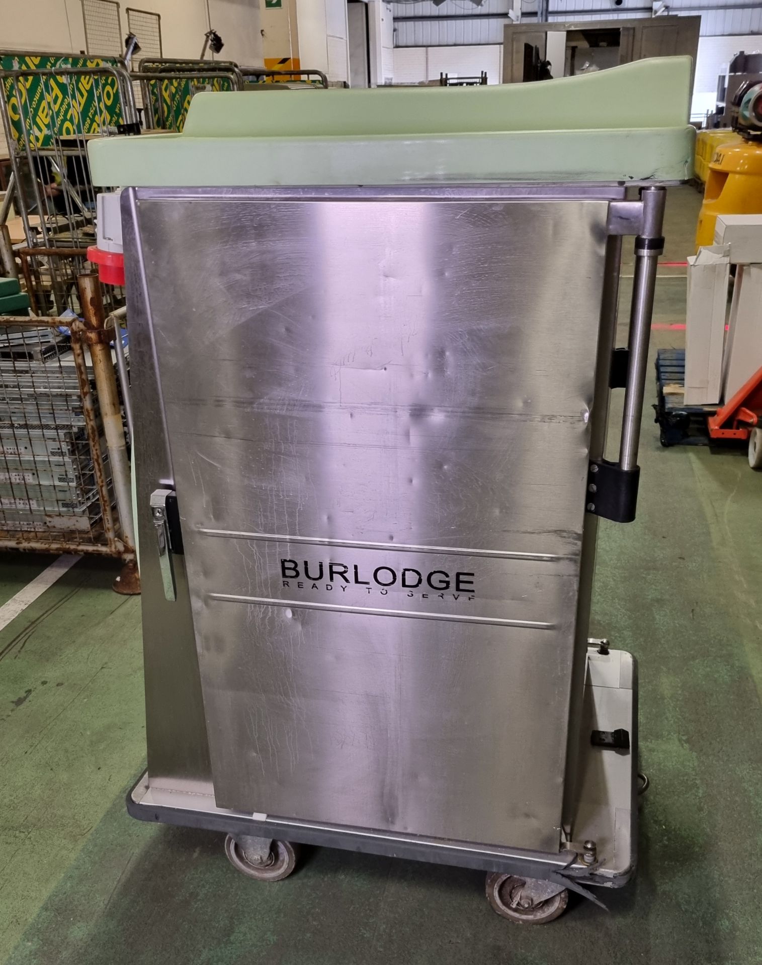 Burlodge RTS hot and cold tray delivery trolley - opens boths sides - W 800 x D 1100 x H 1500mm