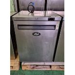 Foster HR150 stainless steel undercounter fridge, no shelves, 73.1 ltr - W 600 x D 640 x H 810 mm