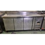 Tefcold CK7310 3-door countertop cooler - W 1760 x D 700 x H 850mm