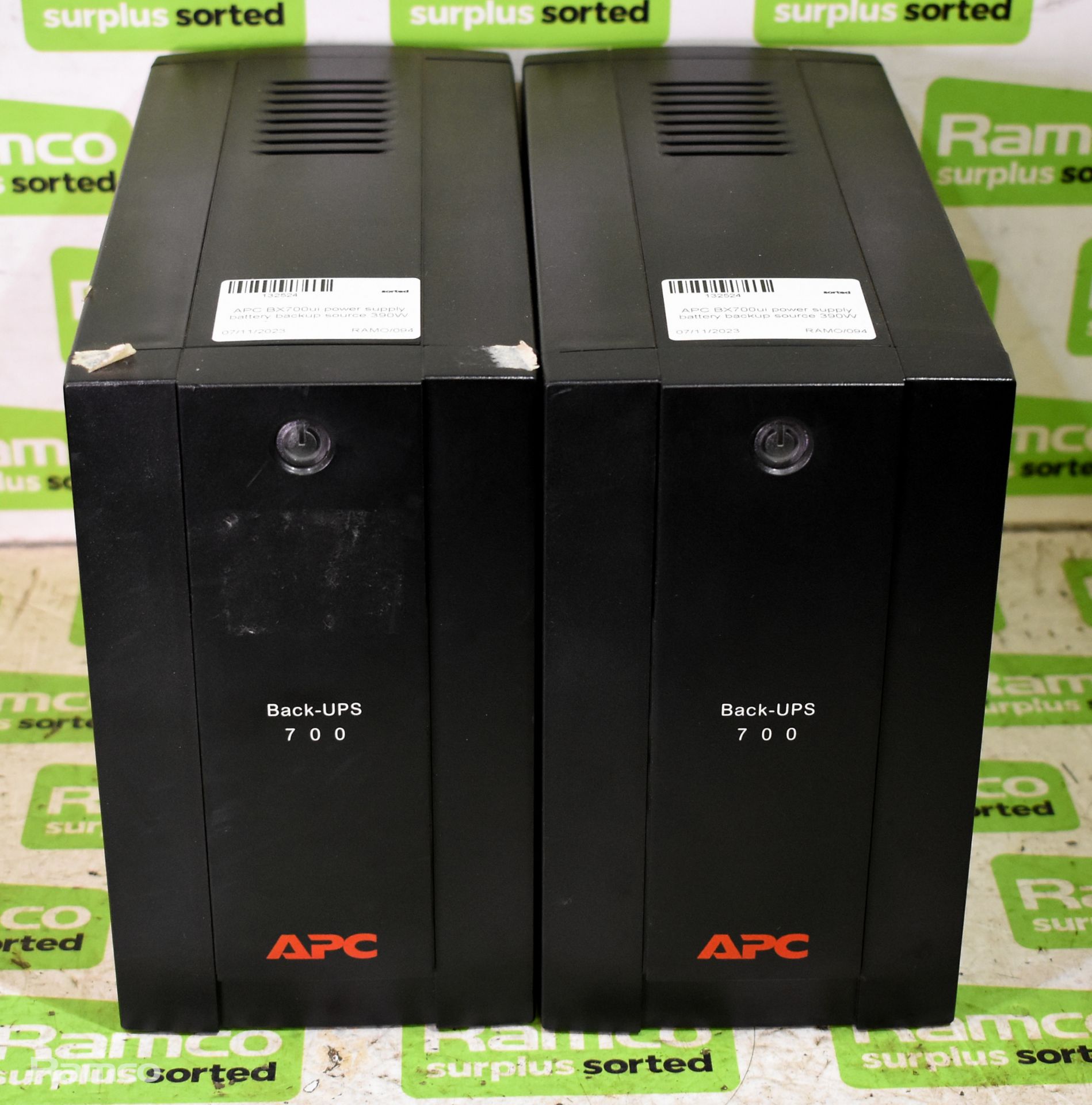 2x APC BX700ui power supply battery backup sources - 390W