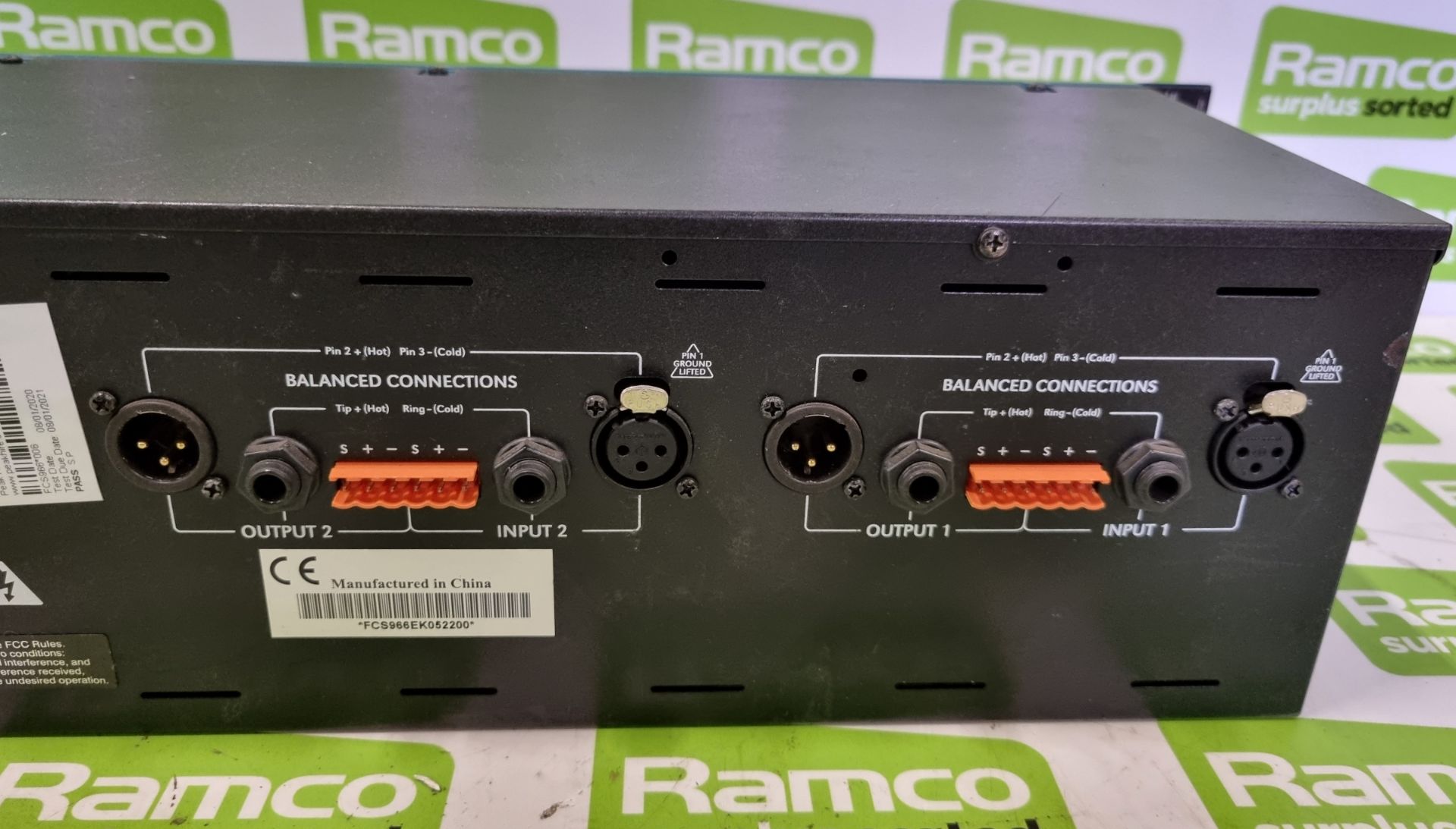 BSS FCS 966 Opal Series constant Q graphic equaliser - Image 7 of 7