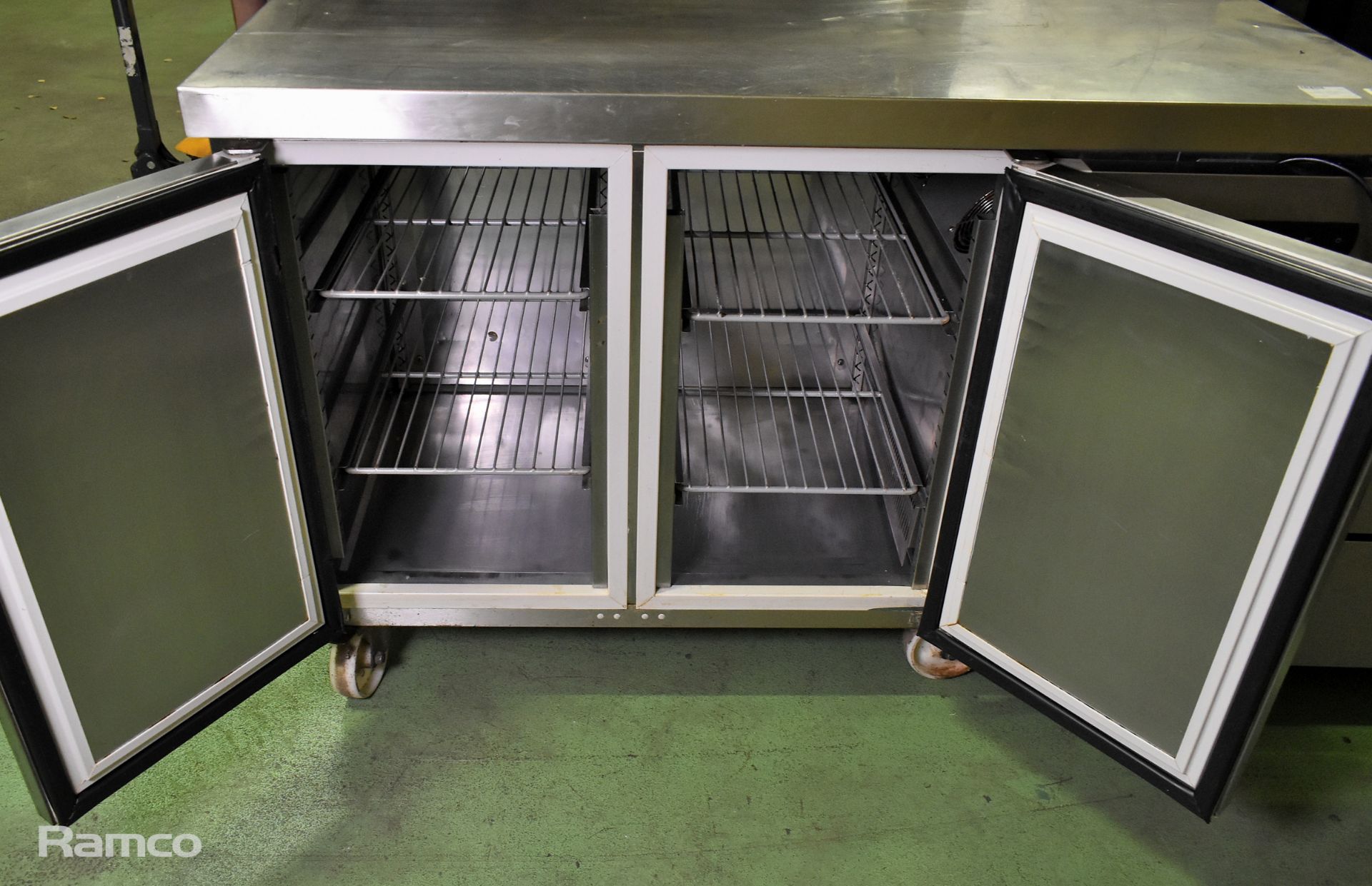 Gram 2 door bench refrigerator - W 1290 x D 700 x H 880mm - Image 2 of 8