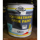 Floor masters industrial trade polyurethane floor paint - 20L grey - NEEDS TO BE SENT ON A PALLET