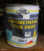 Floor masters industrial trade polyurethane floor paint - 20L grey - NEEDS TO BE SENT ON A PALLET