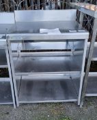 IMC Bartender stainless steel worktop unit - W 600 x D 500 x H 830mm