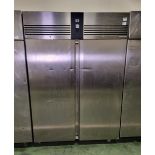 Foster 10-166 EP1440H EcoPro G2 stainless steel 2 door 940 ltr fridge cabinet - W 1440 x D 820