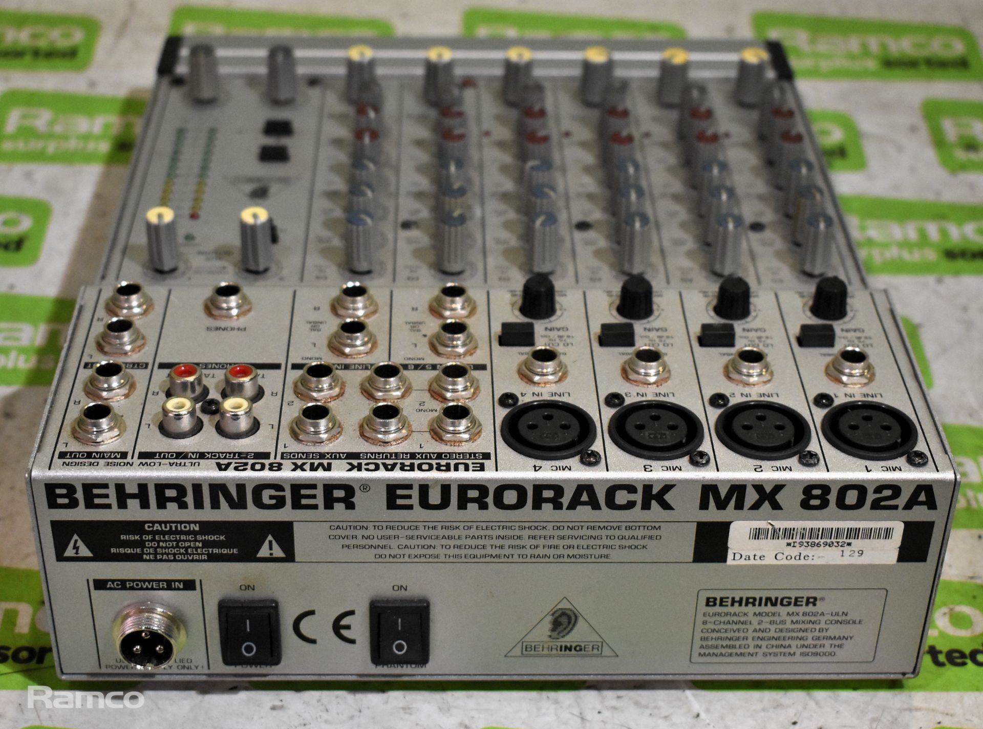 Behringer 8 channel mixer - Bild 5 aus 7