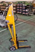 PM120 hand operated lift trolley 120 kg capacity - lift height 1050 mm