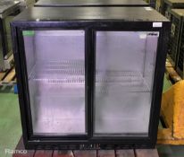 Rhino Monaco 900S back bar cooler - W 900 x D 520 x H 900mm