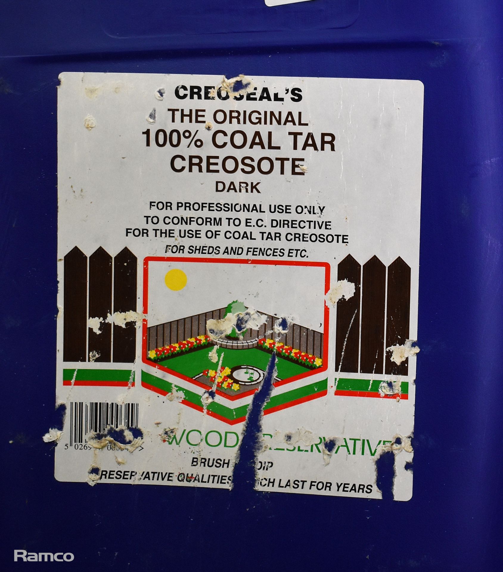 2x tubs of Creoseal 20 litre 100% coal tar creosote, 2x tubs of Creoseal coal tar creosote 20L - Image 3 of 3